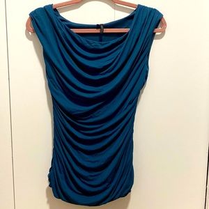 Deep blue Tunic from Maurice’s, size S, great condition, form fitting!